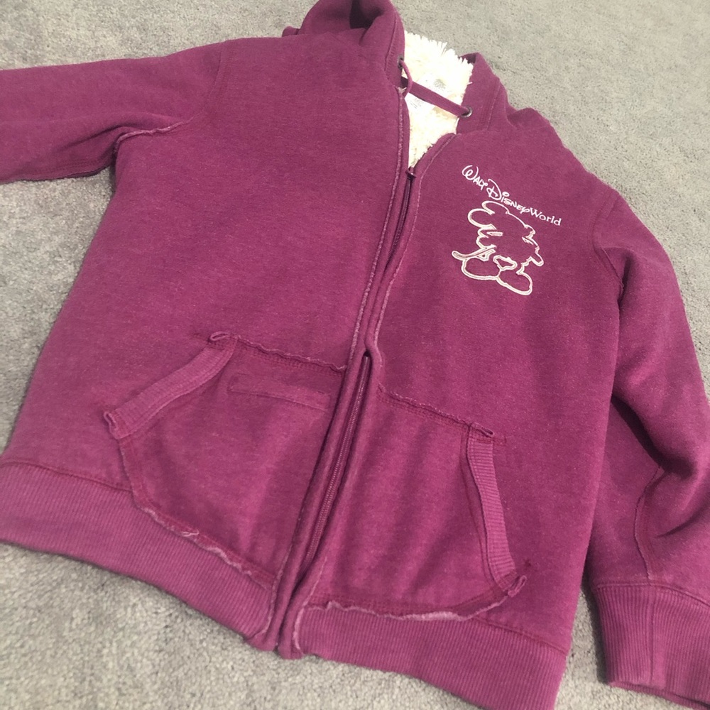 ❌SOLD❌ Disney parks faux fur hoodie Mickey Mouse
